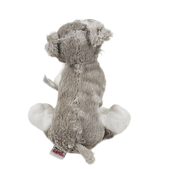 Ganz Webkinz Schnauzer Gray Puppy Dog Stuffed Animal Plush Fluffy Toy Code - Picture 4 of 10
